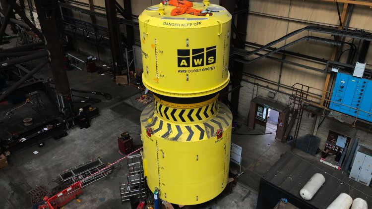 A submerged buoy-like device is harnessing the sea's 'epic amounts of energy' in Scottish trial