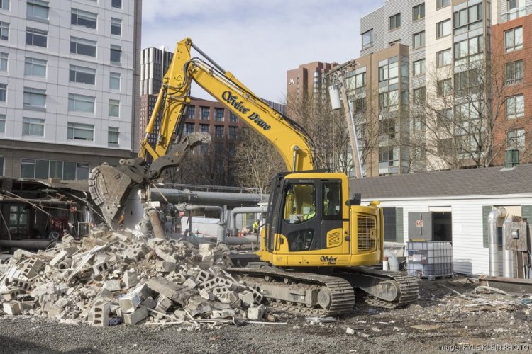 Developer demolishes Eversource site in Kendall Square